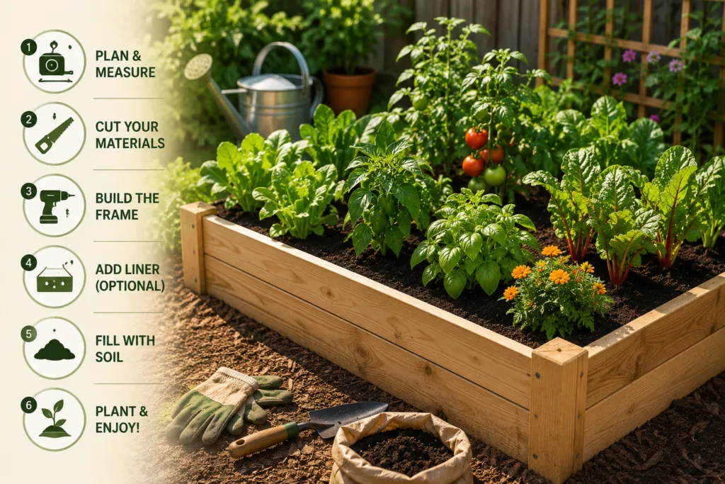 How to Build a Simple Raised Garden Bed