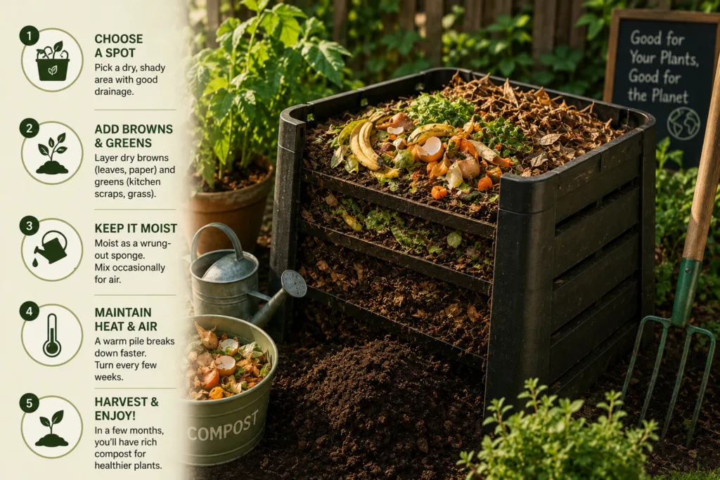 How to Start a Compost Pile at Home