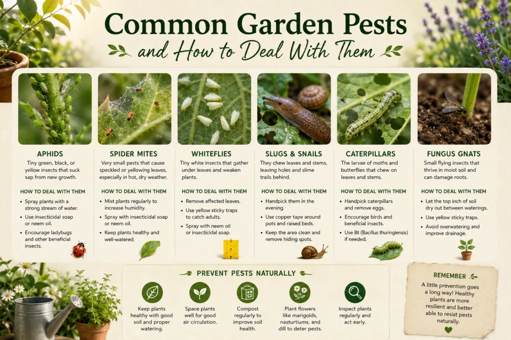 Common Garden Pests and How to Deal With Them